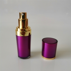 Envase Cosmético Redondo con Cono Morado, Juego <span class=keywords><strong>de</strong></span> Envases Cosméticos, Tarro Cosmético Acrílico, Botella <span class=keywords><strong>de</strong></span> Látex, Se Puede Imprimir Logotipo - Product Image 3