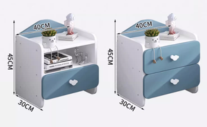 <span class=keywords><strong>Comodino</strong></span> e Tavolino Moderno Minimalista in Legno per Camera da Letto dei Bambini, Adatto per Uso Ospedaliero - Product Image 4