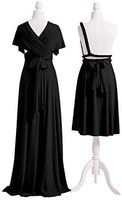 Robe longue en jean 72styles Infinity, convertible multi-positions pour demoiselles d'honneur |   Bandeau gratuit 31 couleurs Grande taille Illusion Beach