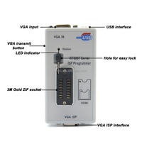 Programmeur ISP RT809F / Programmeur USB LCD RT809 Outils de réparation pour circuits intégrés de la série 24-25-93 avec kit d'adaptateurs complets