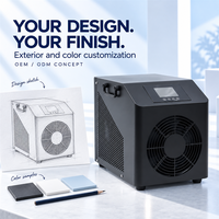 Refroidisseur de Bain de Glace pour Sports d'Équipe avec Options de Capacité 0.3HP 1400W, Refroidissement Économe en Énergie et Conception OEM/ODM