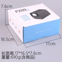 Alimentation de bureau miniature ToolkitRC P200 V2 DC AC100W DC200W 10A 1-30V avec entrée USB C 65W AC/DC pour drone FPV