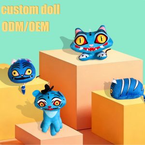 Customized Plush Keychain K- Devil <strong>Hunter</strong> Series Cotton Doll 14cm Stress Relief Devil <strong>Hunter</strong> Plush Tiger - Product Image 1