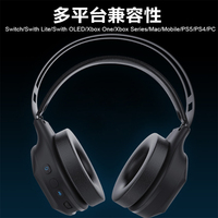 Casque stéréo avec microphone pour Switch Gamepad PC 2.4G casque sans fil pour PS5 contrôleur oreille casque pour Xboxes One