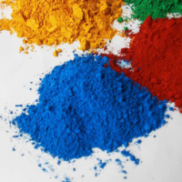 Poudre de pigment rouge d'oxyde de fer de qualité industrielle 110 130 190 Pigments d'oxyde de fer pour la coloration des pigments Matériaux de construction