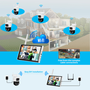 Kerui 6MP Wifi mạng Máy ảnh 8CH NVR hệ thống với 1TB HDD 10.1 inch Màn hình LCD ngoài trời giám sát hệ thống CCTV Home an ninh - Product Image 6