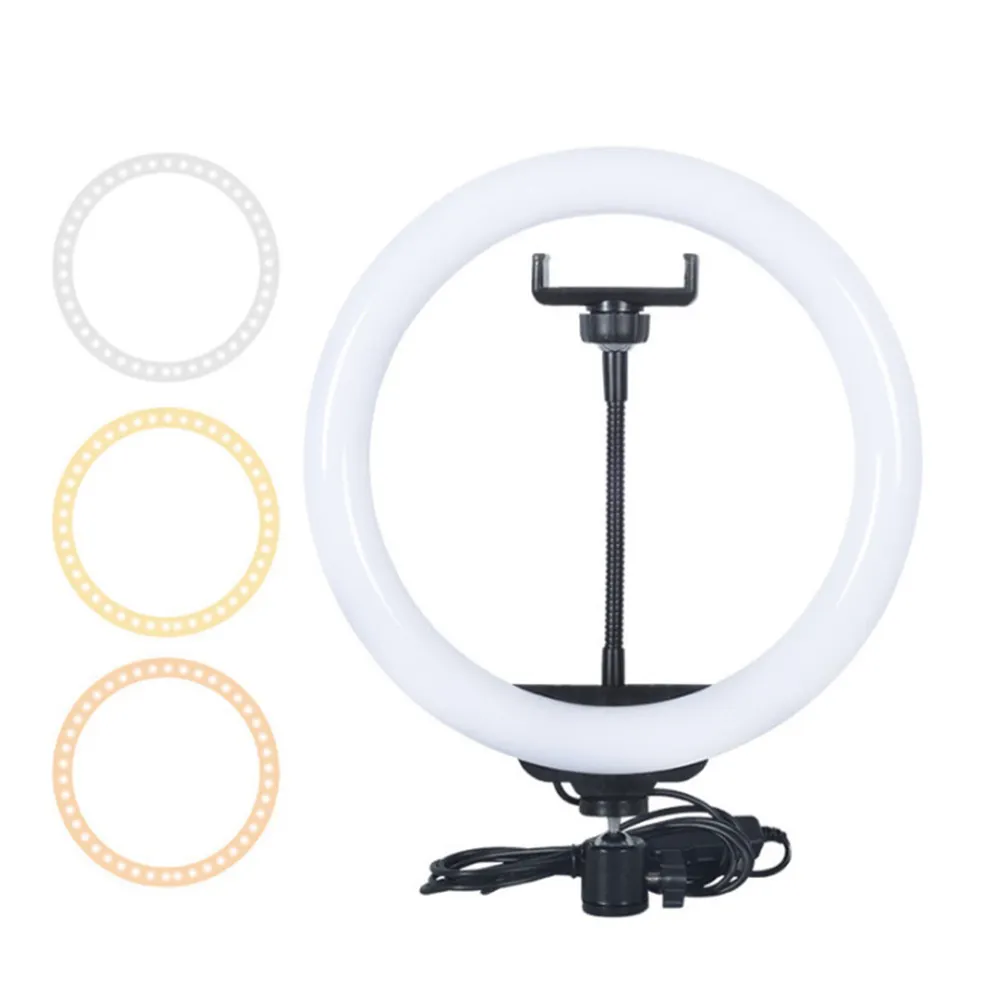 Mobile Phone High Quality Small Selfie Stick Tripod With Two Led Video Fill Light Portable