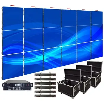 Turnkey Led sistem dinding Video P2.9 P3.9 P4.8, layar Led panggung Panel Led luar ruangan untuk konser