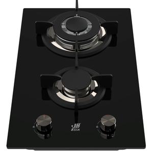 Cuisinière à gaz en verre à 2 brûleurs Ksun, haute efficacité, économie d'énergie, durable, avec design étanche pour utilisation en camping-car et en hôtel, garantie 1 an - Product Image 1