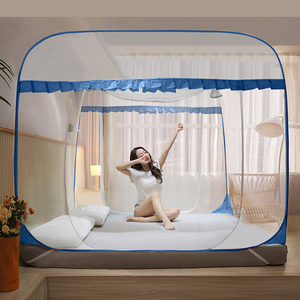 Mosquitera grande para cama doble, mosquitera portátil plegable de dos <span class=keywords><strong>puertas</strong></span>, mosquitera plegable - Product Image 5
