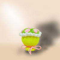 Mini fini Crochet à main Rose bricolage cadeau créatif pour la Saint-Valentin cadeaux de remise des diplômes créatifs fleurs artificielles originales