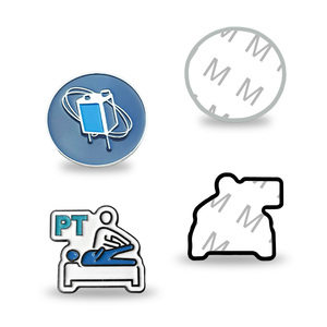 Pegatinas de metal esmaltado para teléfonos con diseño de médicos y enfermeras, venta al por mayor, dijes para fundas de teléfono de salud para personal médico y estudiantes, con envío exprés - Product Image 2