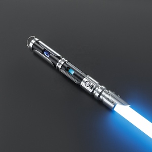 Nexussabers Nouveau Sabre Laser à Tige Métallique en Cuivre avec Chambre à Cristal Rotative, Support de Balayage Fluide, Écran LED Modulable, Épée Laser - Product Image 4