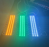Stroboscope Led coloré pour voiture, Module Super lumineux, 2835 35smd, en forme de flèche, boîte d'publicité pour l'extérieur, marqueurs de camion