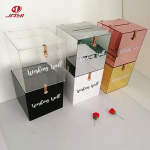 Wedding Box Acrylic Custom Wedding Card Box Acrylic Card Box Money Box Wedding Card Holder With Lid