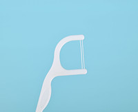 Reco Fil dentaire double fil en polyéthylène à haute masse moléculaire, boîte de 80 unités, ultra-fin, portable, pour hygiène buccale, double couche, pour soins
