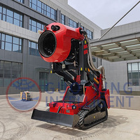 Robot Pemadam Kebakaran Beroda Rantai Bertenaga Diesel RXR-YM100000D dengan Pengeluaran Asap 100000m, Meriam Air 80L/S, dan Kontrol Jarak Jauh 1000M
