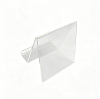 Support de présentation de table en acrylique, support transparent en forme de cadre pour menu, photo, dépliant, présentation sur comptoir de vente au détail