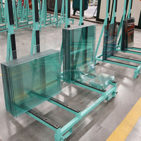 Verre trempé transparent de 5 mm de la marque Hangxing, verre pour mur rideau sur mesure avec garantie de 5 ans, design moderne, prix compétitif