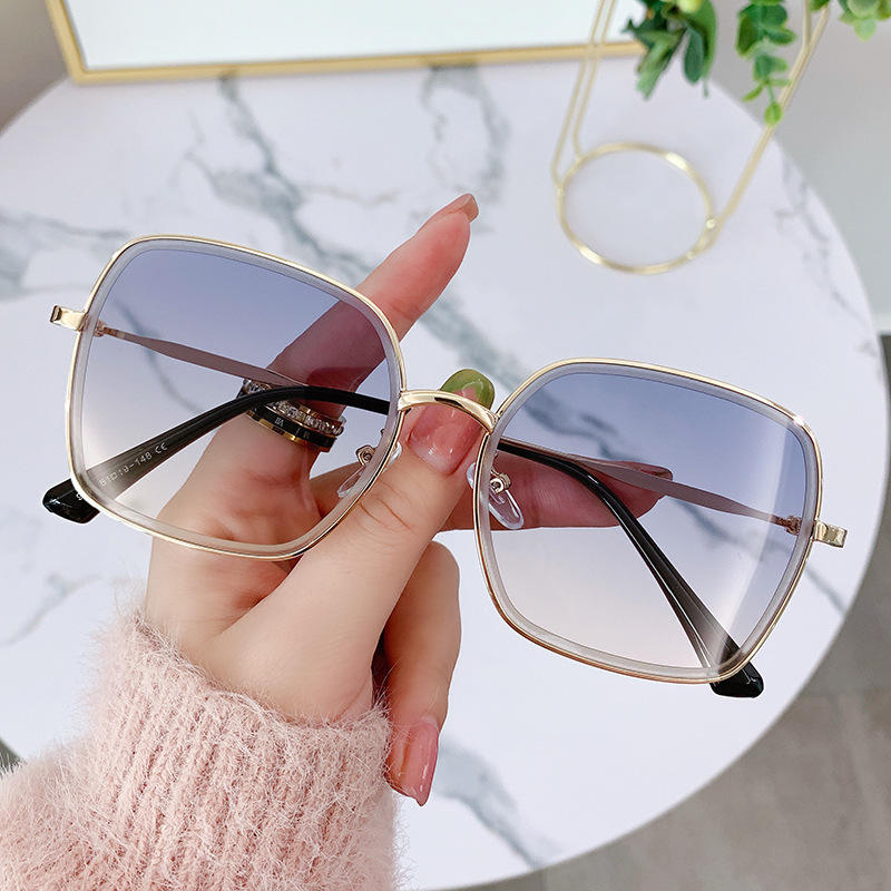 Designer Sunglasses Square And Circle Sunglasses Outdoor Full Rim