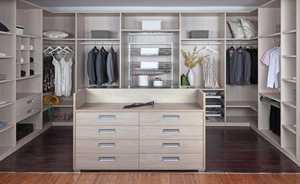 Armoire de haute qualité, design moderne, bois massif, dressing, style européen, étagères, armoire de chambre à coucher - Product Image 2