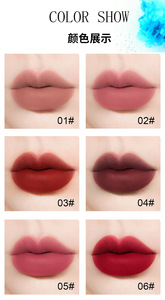 Lápiz labial perezoso de 12 colores OEM, lápiz labial en forma de labios, efecto hidratante de larga duración, lápiz labial mate - Product Image 3