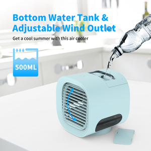 Mini sương mù có thể gập lại USB <span class=keywords><strong>fan</strong></span> hâm mộ có thể sạc lại nước Mist <span class=keywords><strong>Fan</strong></span> xách tay với phun sương nước và máy tạo độ ẩm không khí - Product Image 4