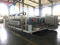 Mesin Cetak Flexo Otomatis Royal Baru dengan Auto Slotting Die-Cutting Stacker 200 Pcs/Menit Kontrol Android/iOS Garansi 1 Tahun