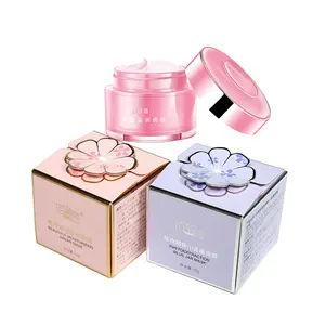 Embalagem de creme de cosméticos personalizada, creme vazio de luxo para cuidados com a pele, caixas de papel de embalagem automática para cosméticos