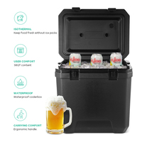 EVERICH ODM/OEM Glacière isotherme 38L avec roue, logo personnalisé, haute qualité pour le stockage du vin en camping, nouvelle mode