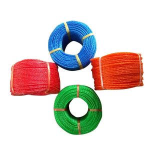 Cuerdas de amarre de alto rendimiento, cuerda trenzada de polietileno retorcido, cuerda flotante de polipropileno de 3 cabos - Product Image 1