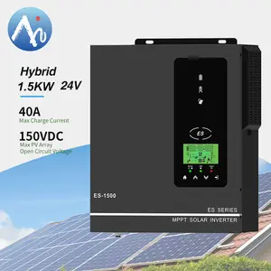 Anern hybride 1000w 1500w 2000w 3kva onduleur solaire à vendre