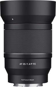 Objectif standard Samyang AF 35mm F1.4 FE pour monture E Plein format APS-C Compatible Ouverture rapide F1.4 Alliage d'aluminium 67mm Linear STM - Product Image 3