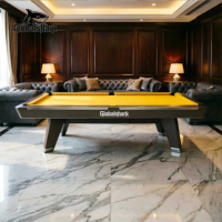 Table de billard de luxe en bois massif, table de billard américaine standard, table de jeu d'intérieur en ardoise massif pour villa, club, bar