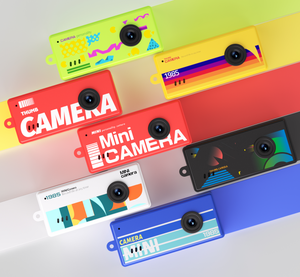 Mini caméra numérique X7 à design rabattable, caméra porte-clés 2,8 pouces, 2MP, radio FM, prise en charge de la carte mémoire, très petite caméra vidéo, téléphone portable - Product Image 1