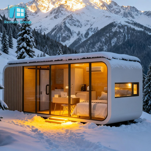 Cabaña Prefabricada Completa y Popular de 20 pies/40 pies, Tipo <span class=keywords><strong>Apple</strong></span>, Precio para Hoteles y <span class=keywords><strong>Caf</strong></span>és, Casa Prefabricada para Oficina, Diseño Moderno - Product Image 3