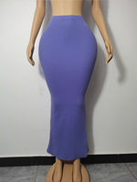 Ensemble 3 pièces d'été pour femme : haut court à manches courtes, jupe longue maxi et bandeau – Coton Spandex – Faible MOQ, OEM flexible