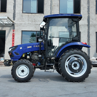 Tracteur multifonctionnel de haute qualité 70hp 80hp avec climatisation et cabine 4x4 Diesel Tracteurs agricoles d'occasion