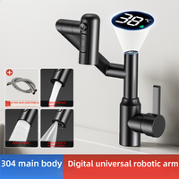 Robinet de cuisine intelligent en acier inoxydable de haute qualité pour maison conteneur extensible
