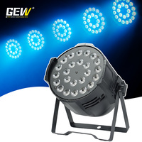 GEVV Prix de gros 24x12W RGBW 24x15W RGBWA 24x18W RGBWAUV DMX Projecteur LED Par à effets de teinture et stroboscopique pour scène de mariage