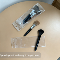 Sac de voyage pour pinceaux de maquillage en PVC, sac pour pinceaux cosmétiques, sac individuel pour pinceaux de maquillage, outils de maquillage imperméables pour femmes et filles