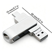 Flashdisk USB 4 in 1 32GB 64GB 128GB 256GB 512GB OTG USB Pendrive 3.0 Tipe C Memory Stick