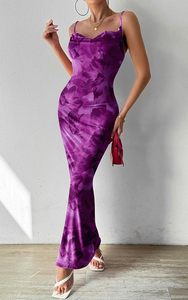 Y40602 Mùa Hè Kỳ Nghỉ Mới Phong Cách Sexy In Túi Cổ Áo Mở Lại Treo Ăn Mặc - Product Image 5