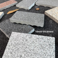 Dalles de pavage en porcelaine pour extérieur, allée, jardin, trottoir, texture pierre de granit naturel, 60x30 18mm
