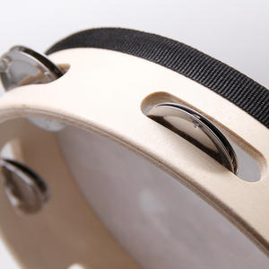 Pandereta Dance Prop Orff Instrumento de percusión Tambor golpeado a mano - Product Image 3