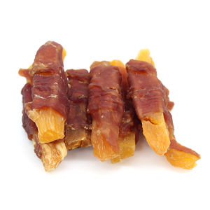 Golosinas y aperitivos para perros para el cuidado dental, carne de pato natural envuelta en palitos de batata, comida para mascotas - Product Image 5