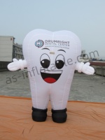 Meilleur vendeur dentaire gonflable personnalisable de mascotte pour le bureau dentaire et le marketing de soins bucco-dentaires