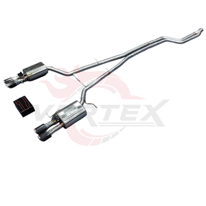 ท่อไอเสีย Vortex SS304 Valvetronic สำหรับ BMW ซีรีส์ 5 รุ่น 520i 525i 528i 535i ระบบแคทแบคสำหรับการแข่งขันสมรรถนะสูง - Product Image 4