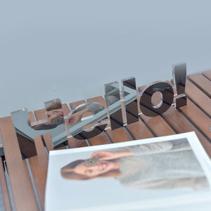 Auto-adhésif acrylique or en trois dimensions personnalisé 3D lettre mur logo logo - Product Image 4