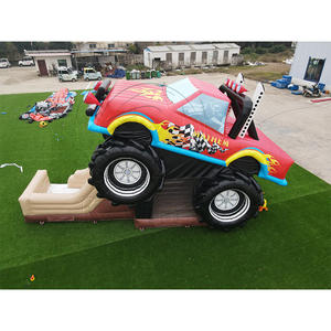 Structure gonflable <span class=keywords><strong>Monster</strong></span> Truck avec toboggan pour les fêtes d'anniversaire des enfants, les jeux en plein air et les événements de carnaval - Product Image 3